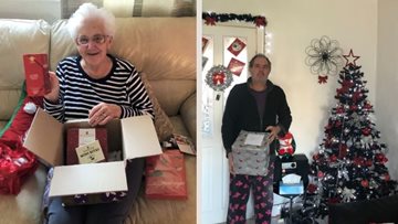 Hebburn care home gift Christmas hampers to local community